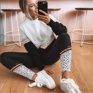 Sarah’s Day x White Fox Boutique Dalmatian Speckled Sweater